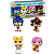 Funko Pop! Games Sonic The Hedgehog Sonic, Tails, Amy And Shadow 4 Pack Exclusivo Glow - Imagem 3
