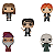Funko Pop! Filme Harry Potter, Lord Voldemort, Hermione Granger, Albus Dumbledore & Ron Weasley 5 Pack - Imagem 2