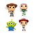 Funko Pop! Disney Toy Story Woody Buzz Alien Jessie 4 Pack - Imagem 2