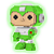 Funko Pop! 8-Bit Games Megaman Gyro Attack 13 Exclusivo Glow - Imagem 2