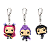 Funko Pop! Keychain Chaveiro Guerreiras do K-Pop Demon Hunters Mira, Rumi, Zoey 3 pack - Imagem 2