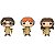 Funko Pop! Filme Harry Potter, Ron Weasley & Hermione Granger Herbology 3 Pack - Imagem 2