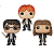 Funko Pop! Filme Harry Potter Ron Weasley Hermione Granger 3 Pack Exclusivo - Imagem 2