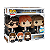 Funko Pop! Filme Harry Potter Ron Weasley Hermione Granger 3 Pack Exclusivo - Imagem 1