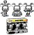 Funko Pop! Disney Mickey Mouse 3 Pack Exclusivo - Imagem 3