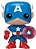 Funko Pop! Marvel Captain America 159 Exclusivo - Imagem 2