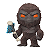 Funko Pop! Filme Godzilla Vs Kong With Battle Axe 1021 Exclusivo Flocked - Imagem 2