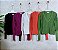 Blusa Megavilinda de tricot com lurex decote V - Imagem 1