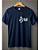 Camiseta Com a Estampa Ele Vem Azul Marinho - Imagem 3