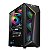 GABINETE GAMER HAYOM 4 FANS RGB, LED FRONTAL, LATERAL EM VIDRO GB1713 - Imagem 1