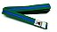Faixa Verde para Taekwondo - Verde Friso Azul - Start - Imagem 2