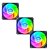 Kit 3 Cooler Fans Led Rgb Ventoinha 120mm Gabinete Pc Gamer - Imagem 4