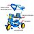 Triciclo Infantil Capota Motoca Empurrador Som Luzes E Pedal - Imagem 13