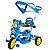 Triciclo Infantil Capota Motoca Empurrador Som Luzes E Pedal - Imagem 4