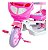 Triciclo Infantil Capota Motoca Empurrador Som Luzes E Pedal - Imagem 10