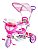 Triciclo Infantil Capota Motoca Empurrador Som Luzes E Pedal - Imagem 13