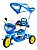 Triciclo Infantil Capota Motoca Empurrador Som Luzes E Pedal - Imagem 6