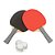 Kit 2 Raquetes Ping Pong 3 Bolinhas Tênis De Mesa Com Bolsa - Imagem 5