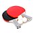 Kit 2 Raquetes Ping Pong 3 Bolinhas Tênis De Mesa Com Bolsa - Imagem 4
