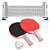 Kit Ping Pong Rede Retrátil 2 Raquetes Tênis Mesa 3 Bolinha - Imagem 4