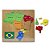 Tabuleiro Mapa Do Brasil 3d Quebra Cabeça Encaixe Colorido - Imagem 1