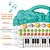 Teclado Musical Brinquedo Educativo Som Animais Luz Música - Imagem 2