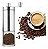 Moedor De Café Manual Inox Com Manivela Giratória Moer Grãos - Imagem 5