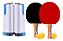 Kit Ping Pong 2 Raquete Rede Tênis De Mesa 3 Bolinhas Lelong - Imagem 2