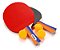 Kit Ping Pong 2 Raquete Rede Tênis De Mesa 3 Bolinhas Lelong - Imagem 14