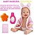 Boneca Baby Babilina Brinquedo Infantil Menina Soninho Banho - Imagem 5