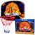 Cesta De Basquete Infantil Tabela Com Aro E Rede Resistente - Imagem 4