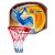 Cesta De Basquete Infantil Tabela Com Aro E Rede Resistente - Imagem 6