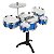 Brinquedo Bateria Musical Infantil Com Banco Pais & Filhos - Imagem 7