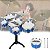Brinquedo Bateria Musical Infantil Com Banco Pais & Filhos - Imagem 11
