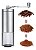 Moedor De Café Manual Madeira E Inox Moagem Cerâmica Gourmet - Imagem 13