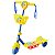 Patinete Floresta Divertida 3 Rodas Infantil Som Luzes Cesta - Imagem 5