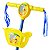 Patinete Floresta Divertida 3 Rodas Infantil Som Luzes Cesta - Imagem 6