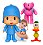 Boneco Pocoyo Vinil Turma Pocoyo Elly Pato Grande Articulado - Imagem 17