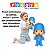 Boneco Pocoyo Vinil Turma Pocoyo Elly Pato Grande Articulado - Imagem 4