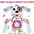 Brinquedo Musical Cachorro Dançarino Som E Luzes Bebê Rosa - Imagem 3