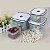 Kit 5 Potes Herméticos Plástico 350ml A 2300ml Tampa Vedação - Imagem 4