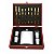 Cantil De Bolso Kit 6 Peças Inox Maleta Jogo Xadrez Whisky - Imagem 6