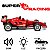 Carro De Corrida Fricção Formula 1 Grande Coleção Luz E Som - Imagem 2