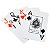Kit 2 Baralho Jogo 54 Cartas Plástico Resistente Original - Imagem 2