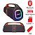 Caixa De Som Bluetooth Wave Box Caixinha Multimídia Usb Led - Imagem 2
