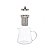 Chaleira De Vidro Infusor De Chá Inox Bule 400ml Vai Ao Fogo - Imagem 3