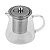 Chaleira De Vidro Infusor De Chá Inox Bule 400ml Vai Ao Fogo - Imagem 9