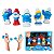 Miniaturas Os Smurfs Boneco Dedoche Em Vinil Peyo 5 Peças - Imagem 1