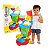 Carrinho De Limpeza Infantil Brinquedo Mope Esfregão Vasoura - Imagem 1