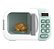 Kit Microondas Brinquedo Comidinha Giratório Cozinha Luz Som - Imagem 5